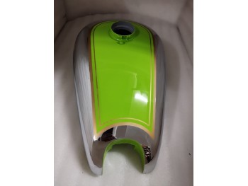 FIT FOR BSA M20 CHROME & GREEN & PAINTED PETROL TANK