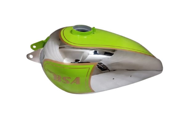 FIT FOR BSA M20 CHROME & GREEN & PAINTED PETROL TANK