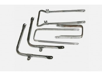 FIT FOR BSA C10 C11 C12 250CC Front & Rear Mudguard Stays Bare Metal