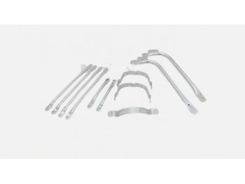Fit For BSA A7 A10 Superrocket Goldstar Chromed Mudguard Stays Set