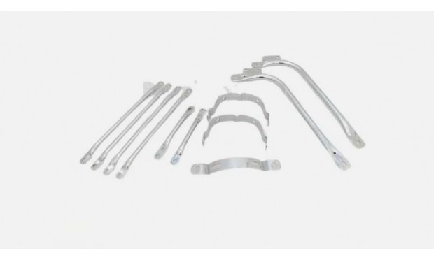 Fit For BSA A7 A10 Superrocket Goldstar Chromed Mudguard Stays Set