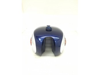 BSA A7 A10 SUPER ROCKET BLUE PAINT CHROME PETROL TANK+KNEE PAD+CAP+BADGE+TAP|Fit For
