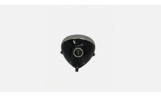Fit For Bsa -8" Inche Lucas Du42 Flat /Curve Black Headlight Headlamp