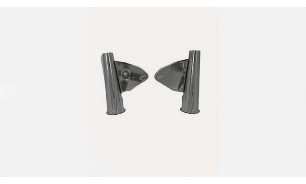 FIT FOR BSA A7 A10 GOLD STAR FRONT FORK SLEEVES CHROMED