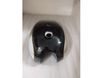 FIT FOR BSA A7 A10 SUPER ROCKET BLACK CHROME PETROL TANK+KNEE PAD+CAP 