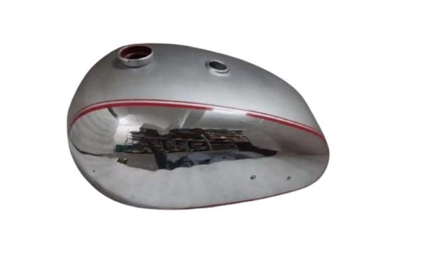 FIT FOR BSA GOLD STAR A7 A10 SUPER ROCKET CHROME & SILVER PAINTED PETROL TANK
