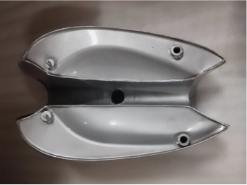 FIT FOR BSA GOLD STAR A7 A10 SUPER ROCKET CHROME & SILVER PAINTED PETROL TANK