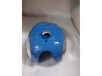 Fit For BSA Gold star Painted Blue & Chrome Tank +Cap+Tap+Breather Pipe