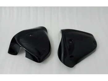 Fit For BSA A65 2 Gallon Black& Chrome Steel Fuel Petrol Tank + Side Panels