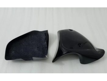 Fit For BSA A65 2 Gallon Black& Chrome Steel Fuel Petrol Tank + Side Panels