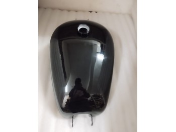 FIT FOR BSA A7 PLUNGER MODEL BLACK PAINTED FUEL PETROL TANK 1950'+CAP