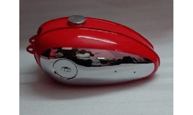 FIT FOR BSA C10 C11 C12 C11G 250 PLUNGER MODEL RED & CHROME TANK+CAP