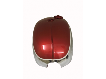 BSA A65 2 GALLON CHERRY PAINTED CHROME FUEL TANK 1968-69|Fit For