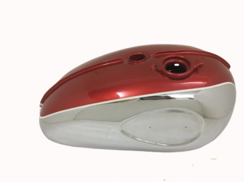 BSA A65 2 GALLON CHERRY PAINTED CHROME FUEL TANK 1968-69|Fit For