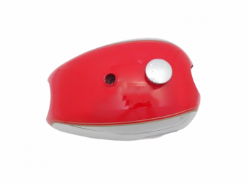 BSA A7 A1O SUPER ROCKET RED PETROL TANK WITH DUAL LINE & FUEL CAP |Fit For