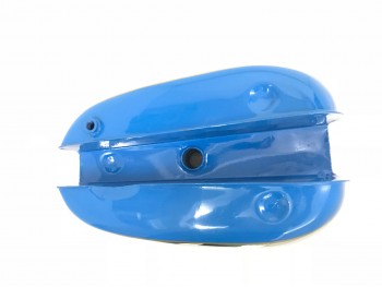 BSA C15 CHROMED AND BLUE PAINTED GAS FUEL PETROL TANK|Fit For