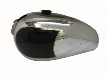 BSA GOLDEN FLASH A10 PLUNGER MODEL BLACK PAINTED CHROME GAS PETROL TANK|Fit For