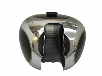 BSA GOLDEN FLASH A10 PLUNGER MODEL BLACK PAINTED CHROME GAS PETROL TANK|Fit For