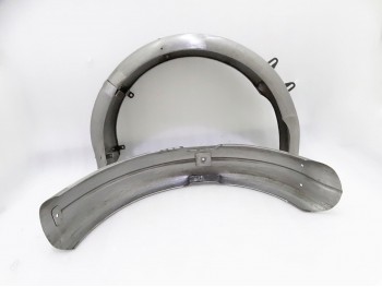 BSA M20 FRONT AND REAR RAW MUDGUARD/FENDER SET |Fit For