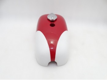 BSA SPITFIRE HORNET 2 GALLON RED & WHITE PAINTED FUEL TANK|Fit For