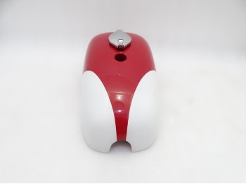 BSA SPITFIRE HORNET 2 GALLON RED & WHITE PAINTED FUEL TANK|Fit For