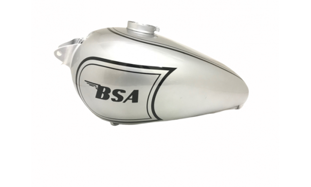 BSA M20 SILVER PAINTED FUEL GAS PETROL TANK |Fit For