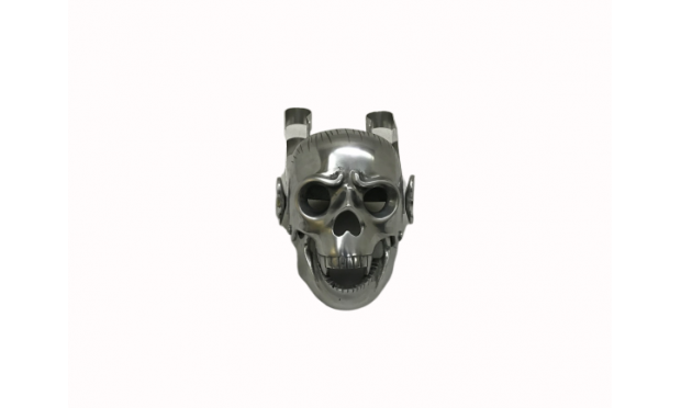 BSA NORTON TRIUMPH CHOPPER BOBBERR SKULL HEADLIGHT WITH LIGHT IN EYES |Fit For