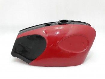 BSA B25 B44 STARFIRE RED BLACK PAINTED STEEL FUEL PETROL TANK|Fit For