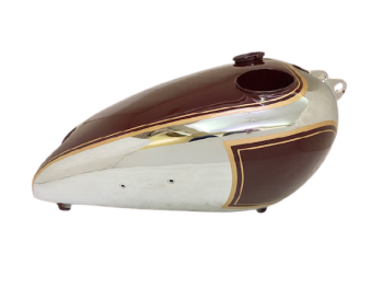 BSA C10 C11 MAROON PAINTED CHROMED PETROL TANK |Fit For