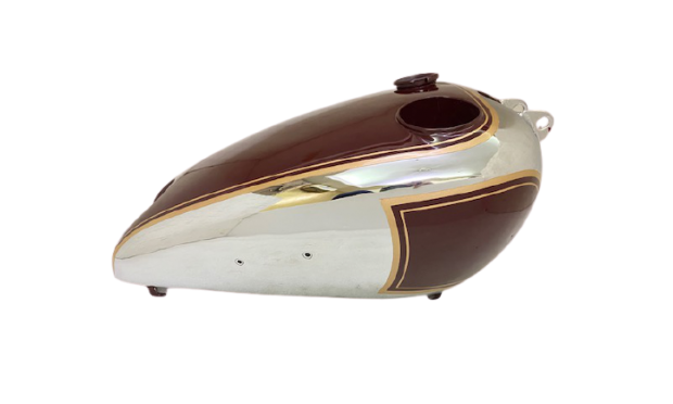 BSA C10 C11 MAROON PAINTED CHROMED PETROL TANK |Fit For