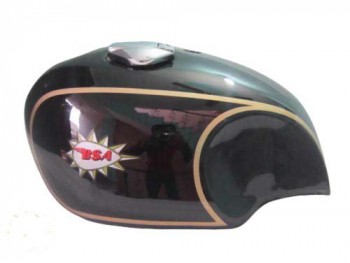 BSA A65 SPITFIRE 4 GALLON BLACK PAINTED GAS FUEL PETROL TANK WITH CAP + TAP|Fit For