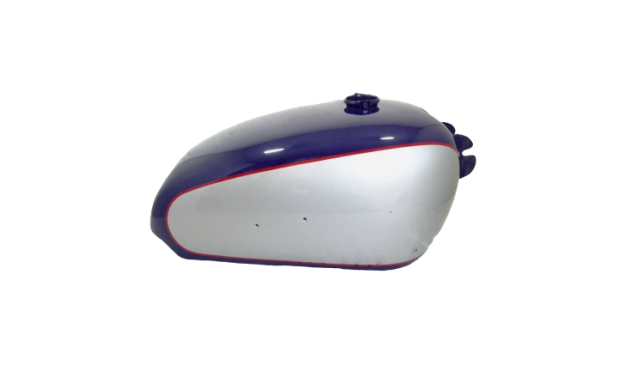 BSA GOLDEN FLASH A10 PLUNGER MODEL BLUE AND GREY PAINTED PETROL TANK |Fit For