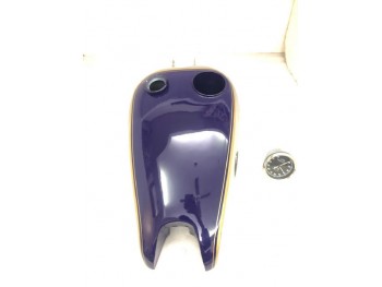 BSA C10 C11 BLUE PAINTED CHROMED GAS FUEL PETROL TANK WITH SPEEDO |Fit For
