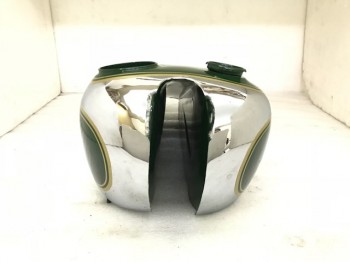 BSA C10 C11 GREEN PAINTED CHROMED GAS FUEL PETROL TANK (REP) WITH CAP |Fit For