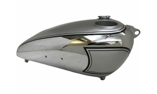 BSA C10 C11 SILVER CHROMED GAS FUEL PETROL TANK - |Fit For