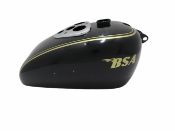 BSA M20/21 DLXM22/M23/24 Black Painted Golden Lining Petrol Tank |Fit For)