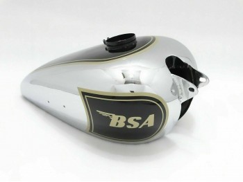 BSA M20 Black Painted Chrome Petrol Tank Civil Model | Fit For