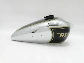 BSA M20 Black Painted Chrome Petrol Tank Civil Model | Fit For