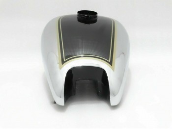 BSA M20 Black Painted Chrome Petrol Tank Civil Model | Fit For