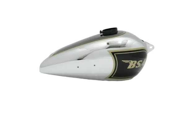 BSA M20 Black Painted Chrome Petrol Tank Civil Model | Fit For