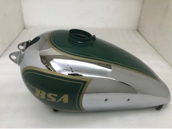 BSA M20 GREEN PAINTED CHROME FUEL TANK "CIVIL MODEL |Fit For