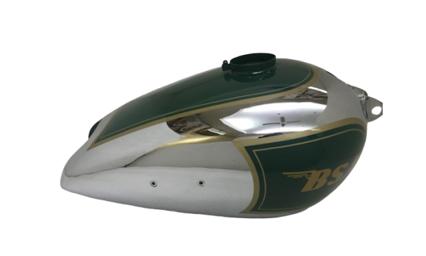 BSA M20 GREEN PAINTED CHROME FUEL TANK "CIVIL MODEL |Fit For