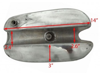 BSA B25 B 40 44 C15 Victor Enduro Alloy Gas Fuel Tank |Fit For