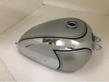 BSA A7 PLUNGER MODEL CHROME & SILVER PAINTED PETROL TANK 1950'S| Fit For