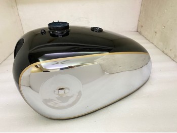 BSA Gold Star Chrome Black Painted Petrol/Fuel Tank 4 Gallon |Fit For