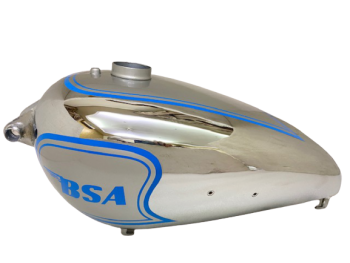 BSA ZB32 GOLD STAR SILVER PAINTED CHROME GAS FUEL PETROL TANK 1950 |Fit For