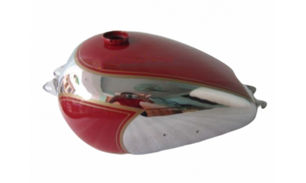 BSA 1950 A7 PLUNGER MODEL CHROME AND RED PAINTED PETROL TANK |Fit For