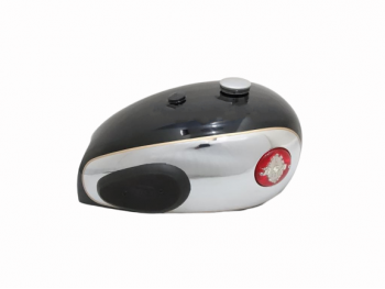 BSA A7 A10 PAINTED CHROMED FUEL TANK WITH FUEL CAP (NO BADGES) +KNEE PADS |Fit For