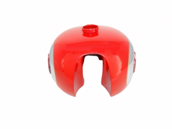 BSA A7 A10 RED PAINTED CHROMED PETROL/FUEL TANK WITH (NO BADGES) |Fit For