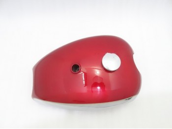 BSA A7 A10 SUPER ROCKET CHERRY PAINTED CHROME FUEL TANK WITH CAP |Fit For